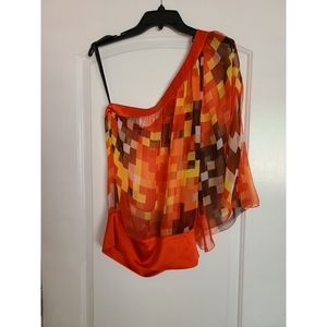 Bebe One Shoulder Top